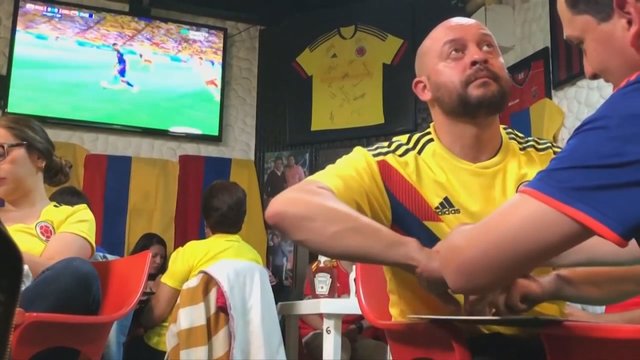 Kolumbijos rinktinės fanas tapo interneto pažiba – jam lenkiasi net varžovai