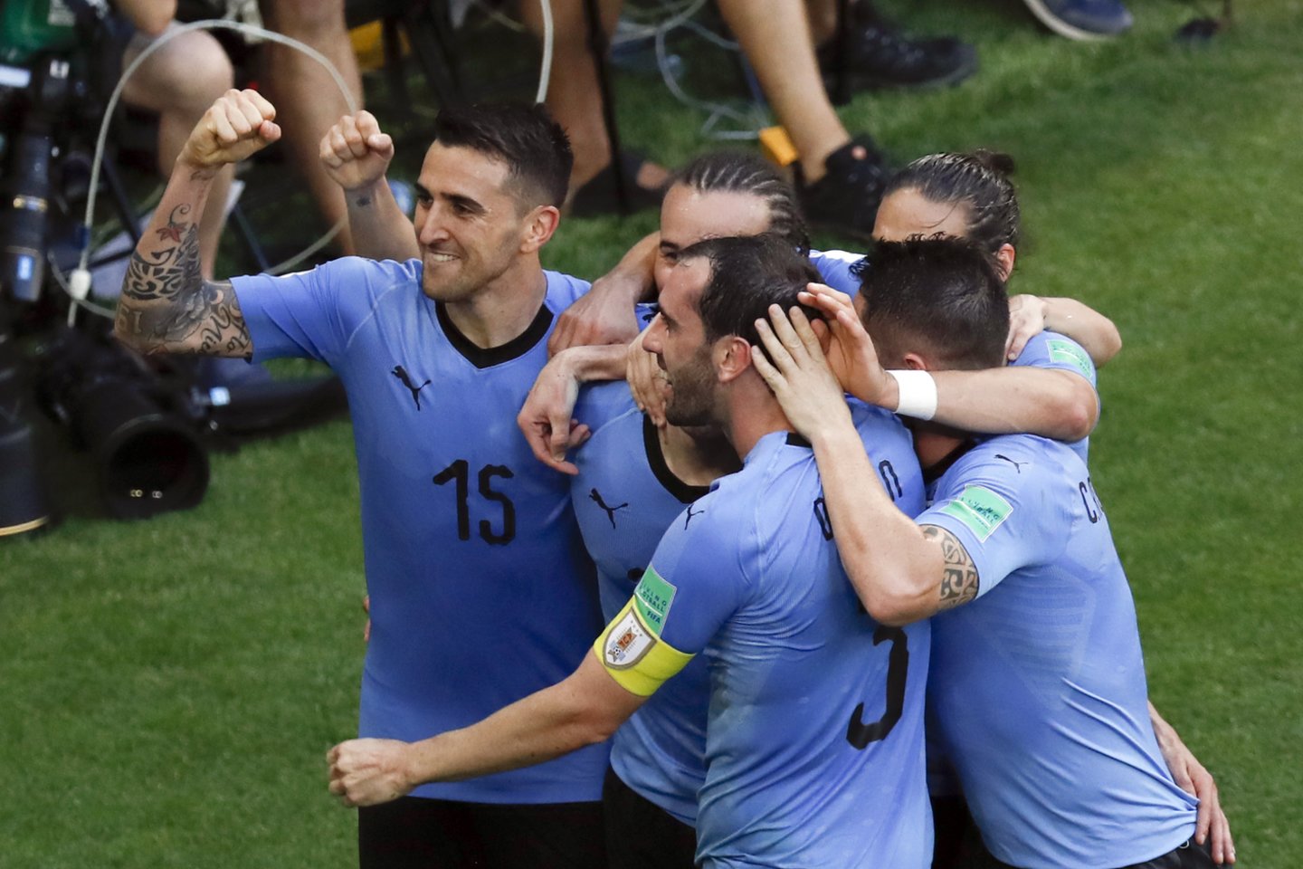  Urugvajus perglingai baigė grupės rungtynes.<br> AP nuotr.