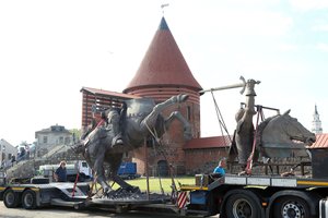 Vyčio paminklas – jau prie Kauno pilies