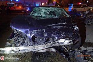 Praėjusios paros avarijose sužeisti 8 žmonės