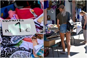 Palangos turguje poilsiautojai graibsto pigias kelnaites: populiariausios – po 1 eurą