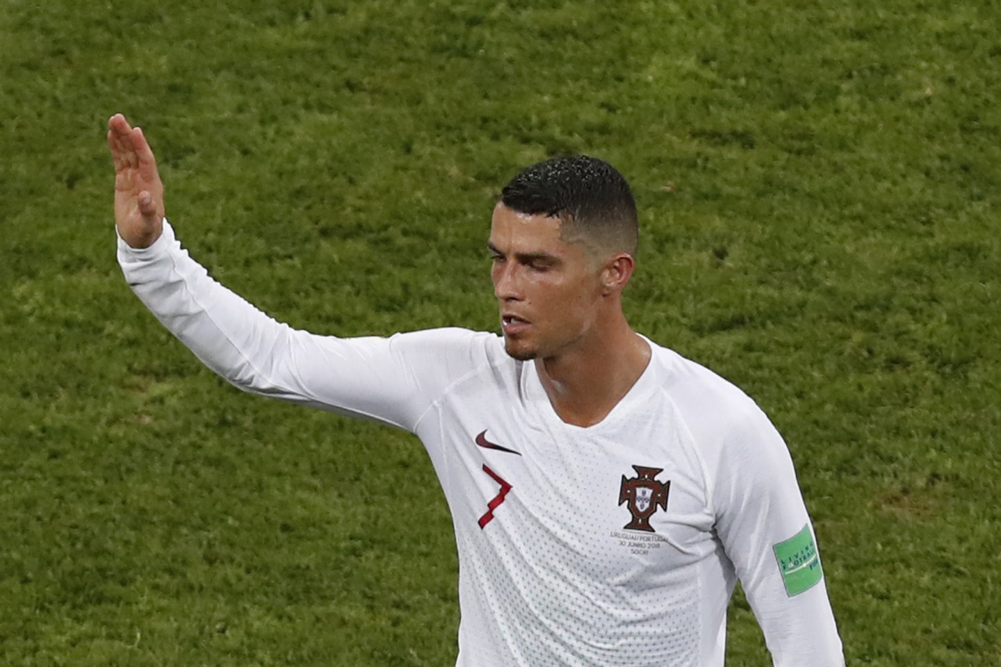 33-ejų C.Ronaldo šiame čempionate pelnė 4 įvarčius.<br> AP nuotr.