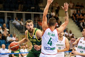 Lietuvos rinktinė Vengrijoje pirmąjį atrankos etapą baigė šešta pergale