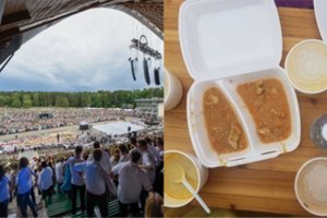 Dainų šventės dalyviai įsiutę – negalėjo patikėti, kas atsidūrė jų lėkštėse