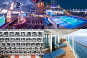 15 didžiausių kruizinių laivų pasaulyje: pasižvalgykite