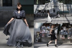 Paryžiaus aukštoji mada: „Chanel“ pakvietė pasivaikščioti prie Senos upės