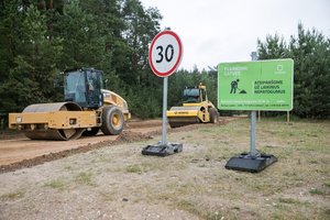 Vilniaus Pilaitės rajone per dieną nebeliks ilgo žvyrkelio