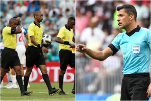 Rusijos – Kroatijos ketvirtfinaliui teisėjaus arbitrai iš Brazilijos, Zambijos ir Angolos