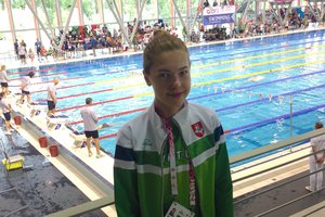  K. Teterevkova Europos jaunimo plaukimo čempionate iškopė į finalą