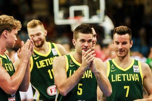  Lietuvos vyrų krepšinio rinktinė pasaulio reitinge išlieka šešta