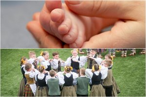 Pasaulio lietuviams po langais linksmai trypiant polką gimė 14 vilniečių