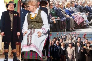 Tautiniais kostiumais politikai puošiasi tik per ypatingas šventes