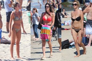 Palangos paplūdimyje poilsiautojai demonstravo apnuogintus kūnus