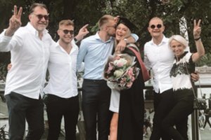 Arvydo Sabonio šeimoje – didelė šventė