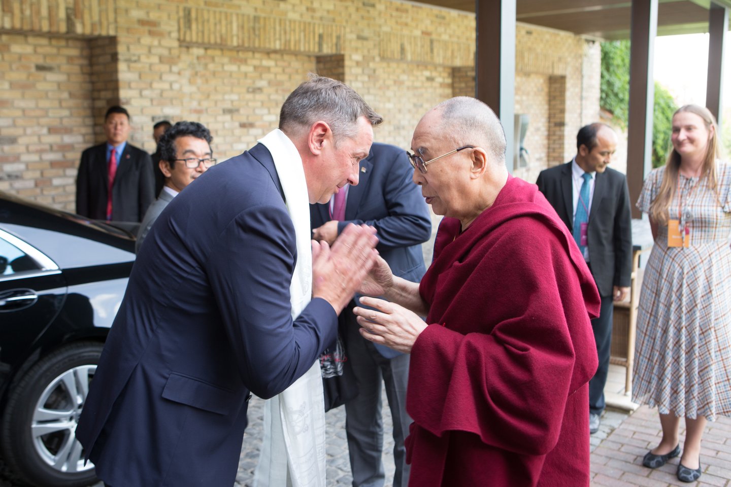 A.Zuokas su Dalai Lama.