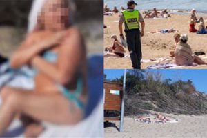 Išvydęs paplūdimyje nuogales negalėjo atsitokėti – net išsitraukė kamerą