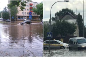 Liūtis nuplovė Panevėžį: neramios sinoptikų žinios visai Lietuvai