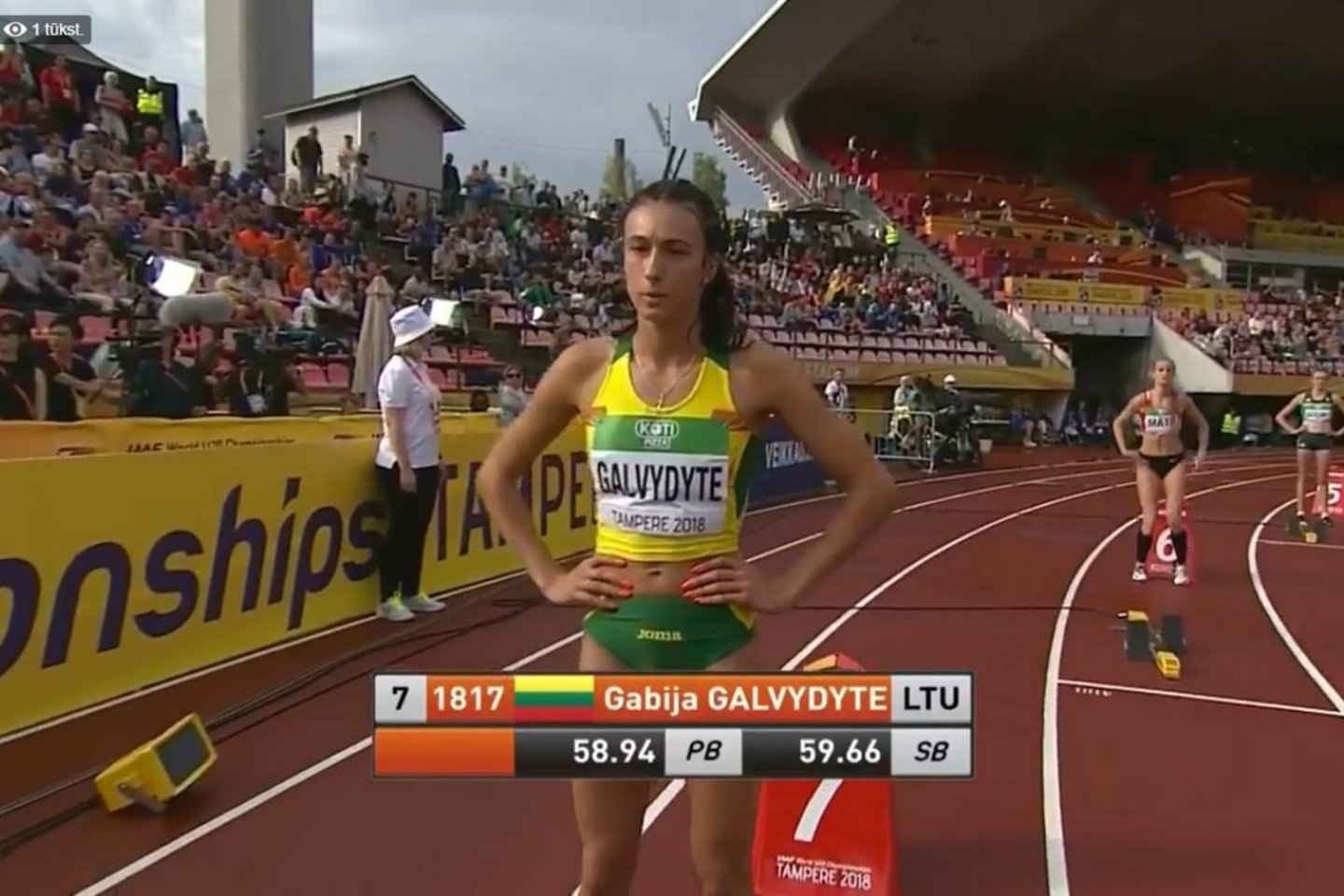 Gabija Galvydytė pagerino Lietuvos jaunimo rekordą.<br> Facebook nuotr.