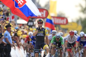 Septintajame „Tour de France“ lenktynių etape – olando D. Groenewegenas triumfas