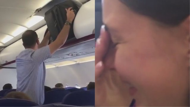Absurdiškas kuriozas lėktuve – nevykęs vyro poelgis juokino keleivius