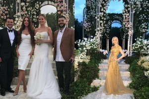 Rusijoje – prabangios vestuvės: šėlo Kristina Orbakaitė, Timati, Meladzė