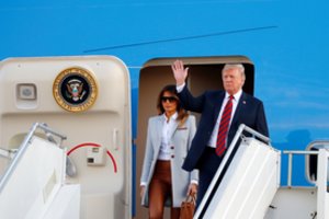 D. Trumpas atvyko į Helsinkį