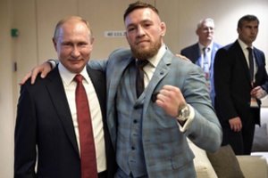 Conoras McGregoras šlovina Vladimirą Putiną: „Jis – didis šių laikų lyderis“