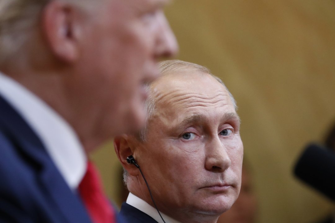 Aiktelėti Vakarus privertę Donaldo Trumpo žodžiai nesujaudino Vladimiro Putino