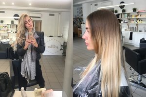 Modelis Simona Starkutė ryžosi pakeisti plaukų spalvą