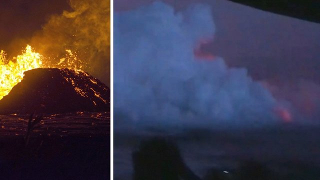 Momentas, kai Kilauėjos ugnikalnis vos nepražudė turistų – 23 iš jų sužeisti