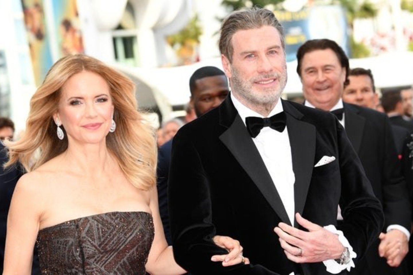  Johnas Travolta su žmona Kelly.