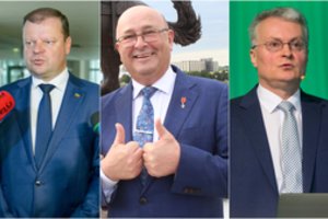 Paaiškėjo, kas iškrito iš pirmojo prezidentinių reitingų trejetuko