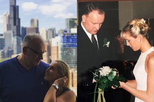 Živilė Pinskuvienė su vyru švenčia porcelianines vestuves