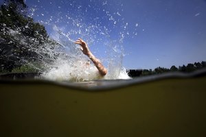 Nelaimė Skuodo r.: pranešta apie skęstantį žmogų