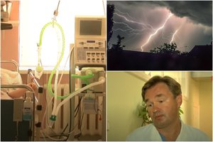 Šilutės medikai skelbia apie stebuklą – po žaibo smūgio vyras liko gyvas 