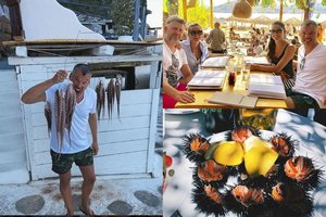 Šarūno Jasikevičiaus su žmona ir Maskoliūnais atostogos – pavydėtinos