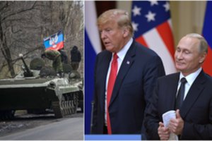 Vladimiras Putinas Donaldui Trumpui Helsinkyje pasiūlė slaptą sandėrį dėl Ukrainos ateities