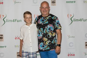 Renginyje su sūnumi apsilankęs Artūras Orlauskas prakalbo apie bado dietą