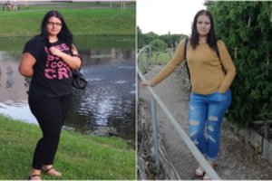 38 kg per pusmetį atsikračiusi kybartietė: „Vyras nešioja ant rankų“