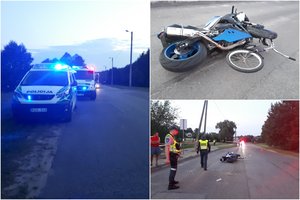 Vilniuje – dar viena žiauri avarija: motociklas rėžėsi į dviratininkę, smūgis ją perplėšė 