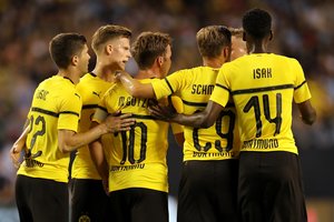 Draugiškose futbolo rungtynėse „Man City“ klubas pralaimėjo „Borussia“ ekipai 