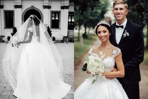 Gabrielė Rutkauskienė-Vasha parduoda pasakišką savo vestuvių suknelę