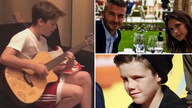 Victoria‘os ir Davido Beckhamų jaunėlis sūnus savo talentu pakerėjo milijonus