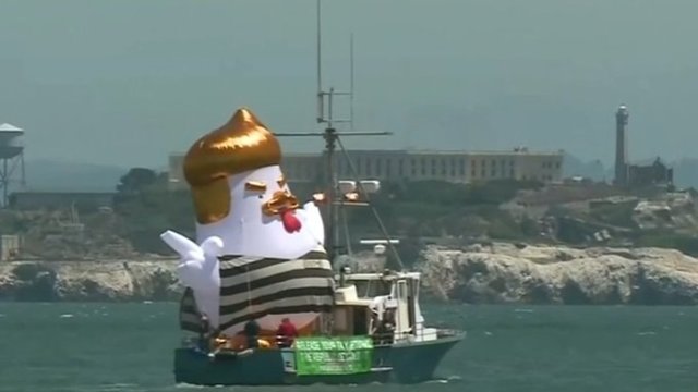 San Fransisko atsakas Londonui – „viščiuko“ balionas