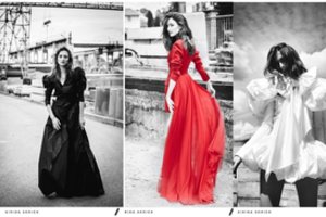 Airida Skrickienė stebina: nuotakoms sukūrė raudonas ir juodas sukneles