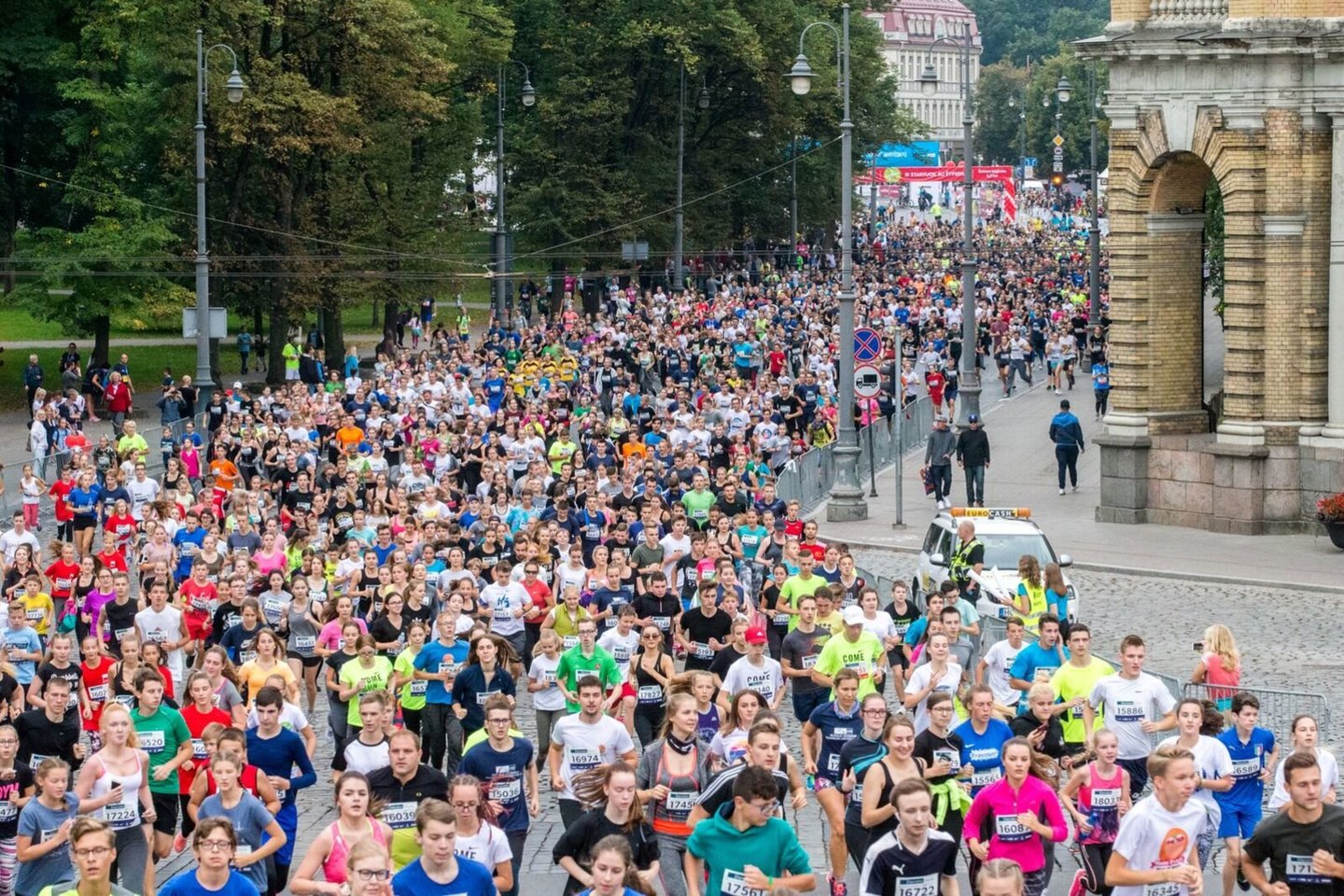 Rugsėjį vyksiančiame „Danske Bank Vilniaus maratone“ pirmąkart organizuojama „Komandų taurė“,<br> A.Didžgalvio nuotr.