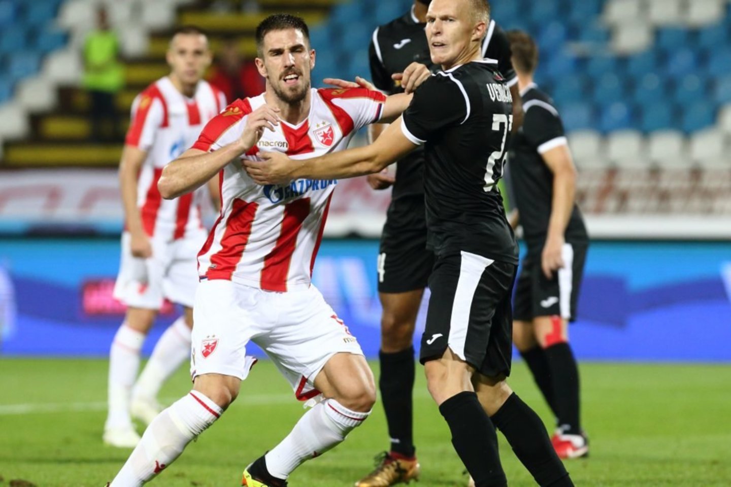  Lietuvos čempionai Belgrade pralaimėjo 0:3.<br> S.Čirbos nuotr.