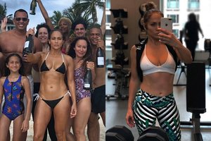 49-ąjį gimtadienį atšventusios Jennifer Lopez figūra priverčia aiktelėti