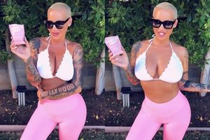 Seksualioji Amber Rose savo nuotraukomis gerbėjus verčia varvinti seilę