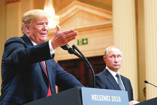 Baltieji rūmai: naujo D. Trumpo ir V. Putino susitikimo šiemet nebus